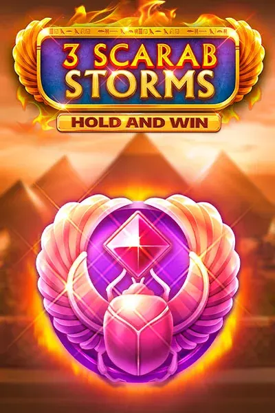 3 Scarab Storms Hold and Win chez Winthere Casino